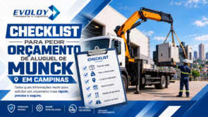 checklist para aluguel de munck em campinas